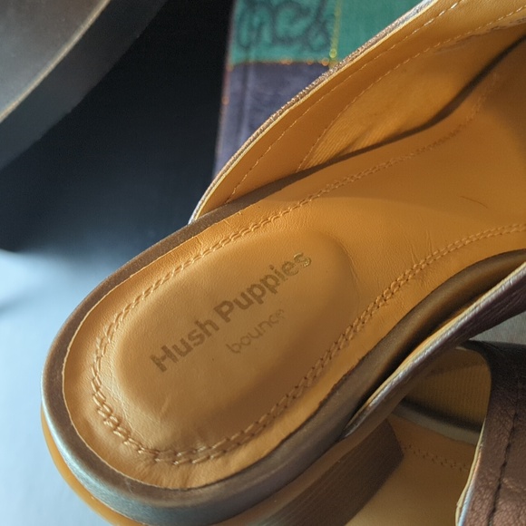 Hush Puppies Hannah Mule slide on silver Women's 7.5 W stylish NEW NWB - Picture 7 of 10